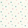 Tissu maillot de bain étoiles fond écru UPF50 Tissu maillot de bain étoiles fond écru UPF50
