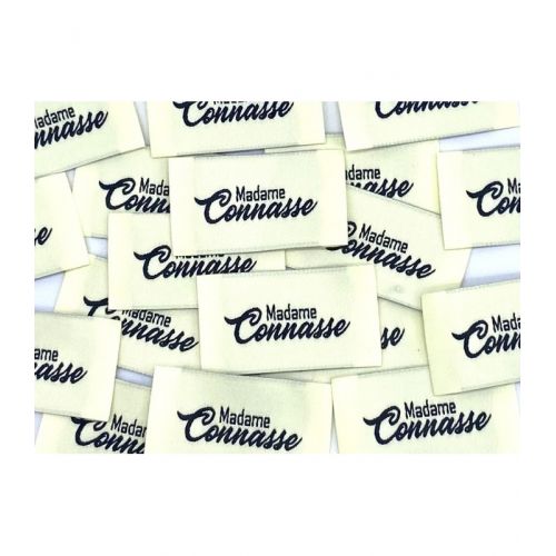 Étiquette à coudre : Madame Connasse - Vanille