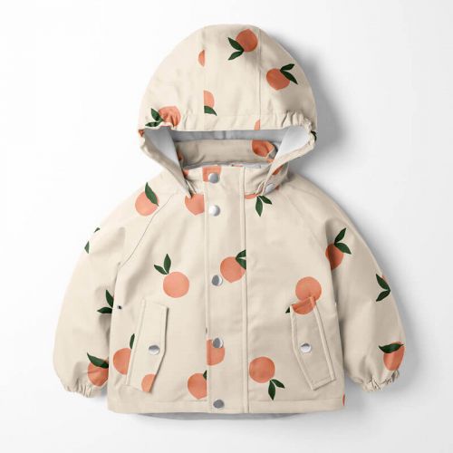 Tissu imperméable pêches 