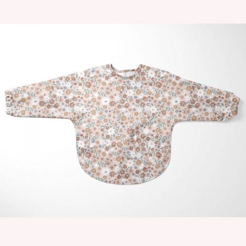 Tissu imperméable fleurs fond rose