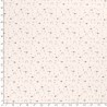 Tissu jersey escargots fond écru Tissu jersey escargots fond écru