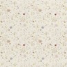 Tissu coton ciel étoilé glitter fond blanc cassé