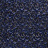 Tissu coton rennes glitter fond bleu marine
