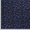 Tissu coton rennes glitter fond bleu marine