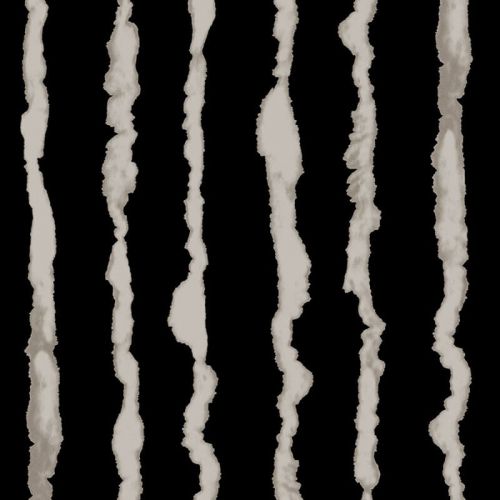 Tissu twill viscose vagues sable fond noir