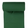Bord côte tubulaire vert sapin largeur 35 cm