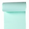 Bord côte tubulaire vert menthe clair largeur 35 cm