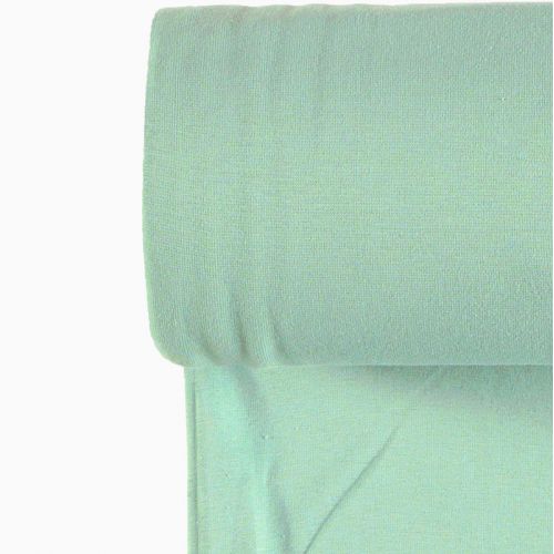 Bord côte tubulaire vert opaline largeur 35 cm