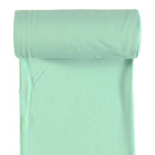 Bord côte tubulaire vert opaline largeur 35 cm