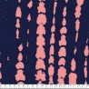 Tissu viscose matrix rose fond bleu marine