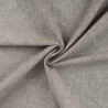 Tissu lin coton vert de gris chiné Tissu lin coton vert de gris chiné
