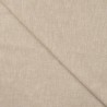 Tissu lin coton uni sable chiné