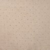 Tissu double gaze sable et pois dorés