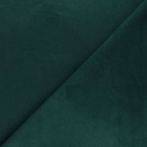 Tissu suédine extensible émeraude