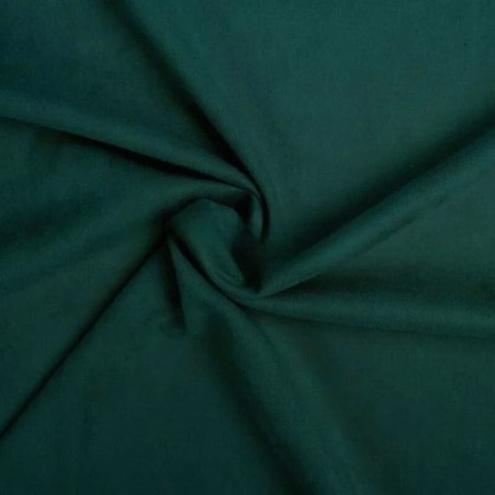 Tissu suédine extensible émeraude