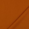 Tissu lin et coton uni lavé caramel