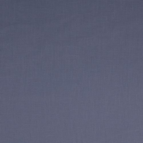 Tissu lin et coton uni lavé bleu jean