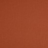 Tissu lin et coton uni lavé terracotta