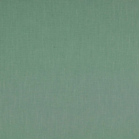 Tissu lin et coton uni lavé vert sauge