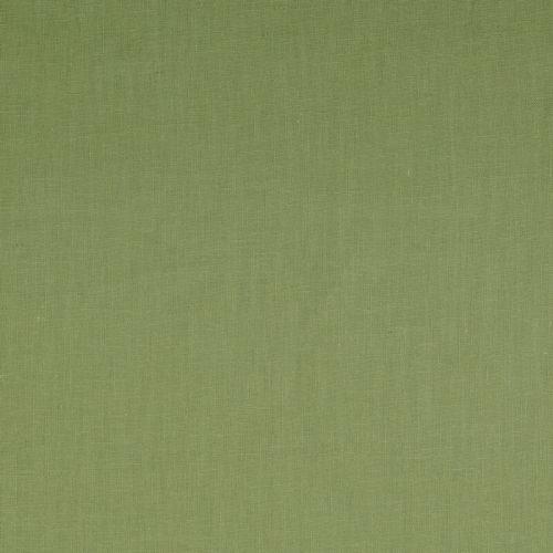 Tissu lin et coton uni lavé vert matcha