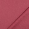 Tissu lin et coton uni lavé framboise Tissu lin et coton uni lavé framboise