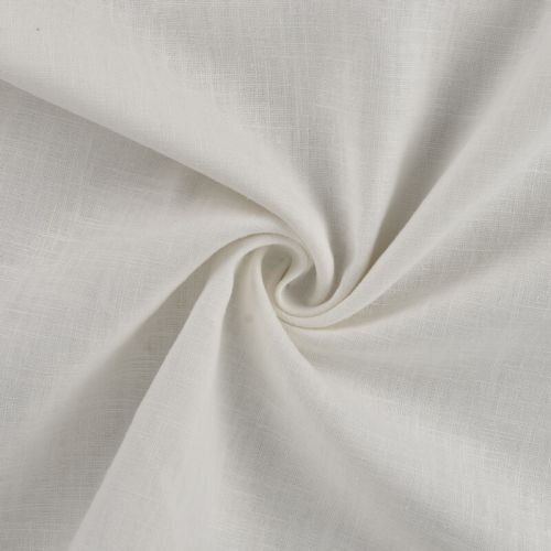 Tissu lin blanc