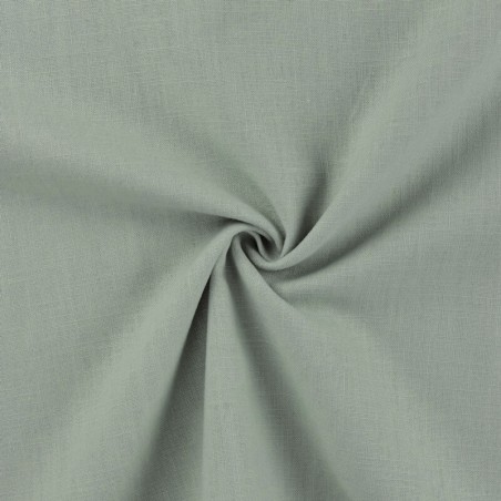 Tissu lin vert sauge