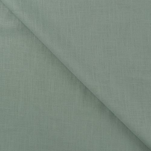 Tissu lin vert celadon