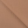 Tissu lin sucre roux