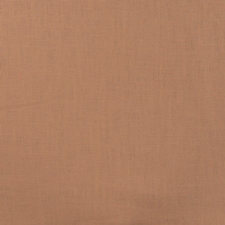 Tissu lin sucre roux