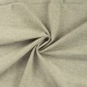 Tissu lin coton vert sauge chiné