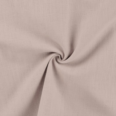 Tissu lin vieux rose