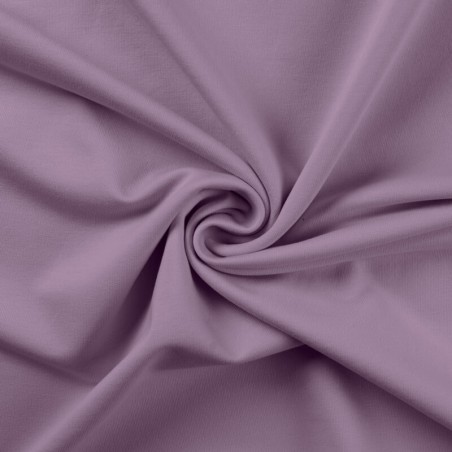 Tissu French Terry uni lavande