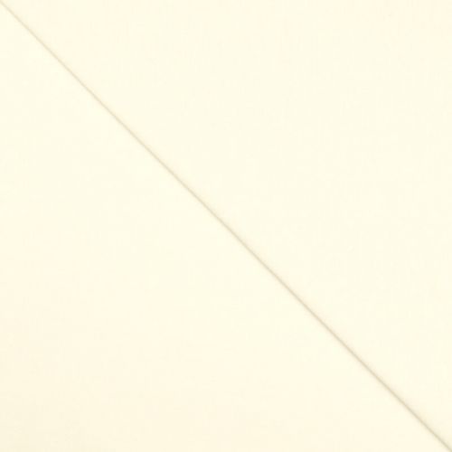 Tissu jersey uni écru