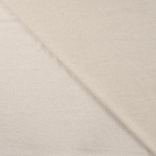 Tissu French Terry naturel chiné