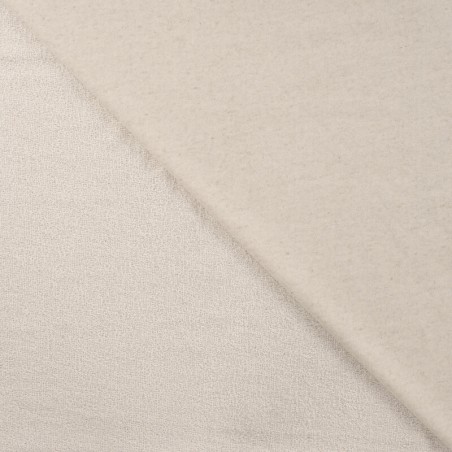 Tissu French Terry naturel chiné