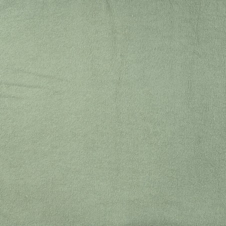Tissu micro éponge bambou vert sauge