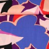 Tissu viscose graphique grands motifs