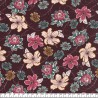 Tissu twill viscose stretch dahlia aubergine