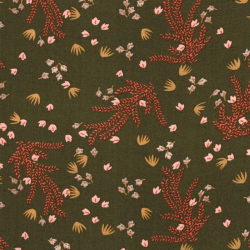 Tissu viscose Hosia fond Bronze