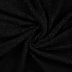 Tissu Teddy bouclette noir 