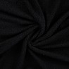 Tissu Teddy bouclette noir 