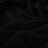 Tissu Teddy bouclette noir 