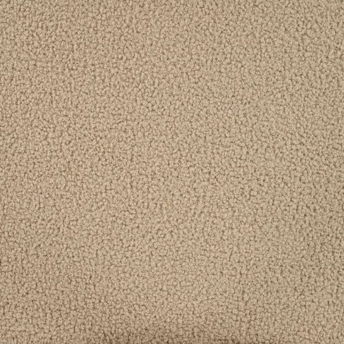 Tissu Teddy bouclette marron glacé