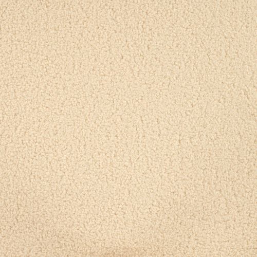 Tissu Teddy bouclette écru