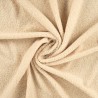 Tissu Teddy bouclette écru