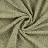 Tissu Teddy bouclette sauge