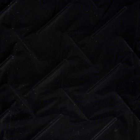 Tissu matelassé doudoune noir