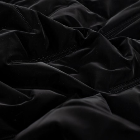 Tissu matelassé doudoune noir