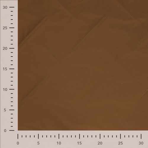 Tissu matelassé doudoune cognac
